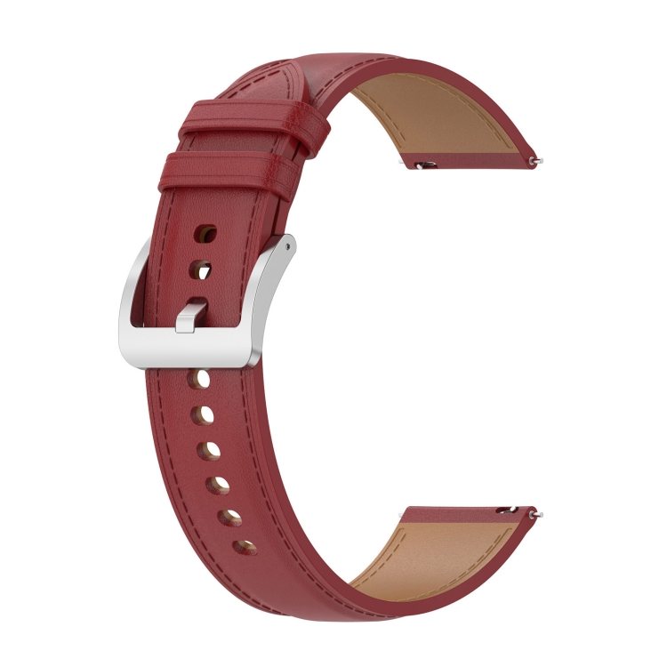 E-shop LEATHER Kožený remienok pre Garmin Forerunner 165 červený