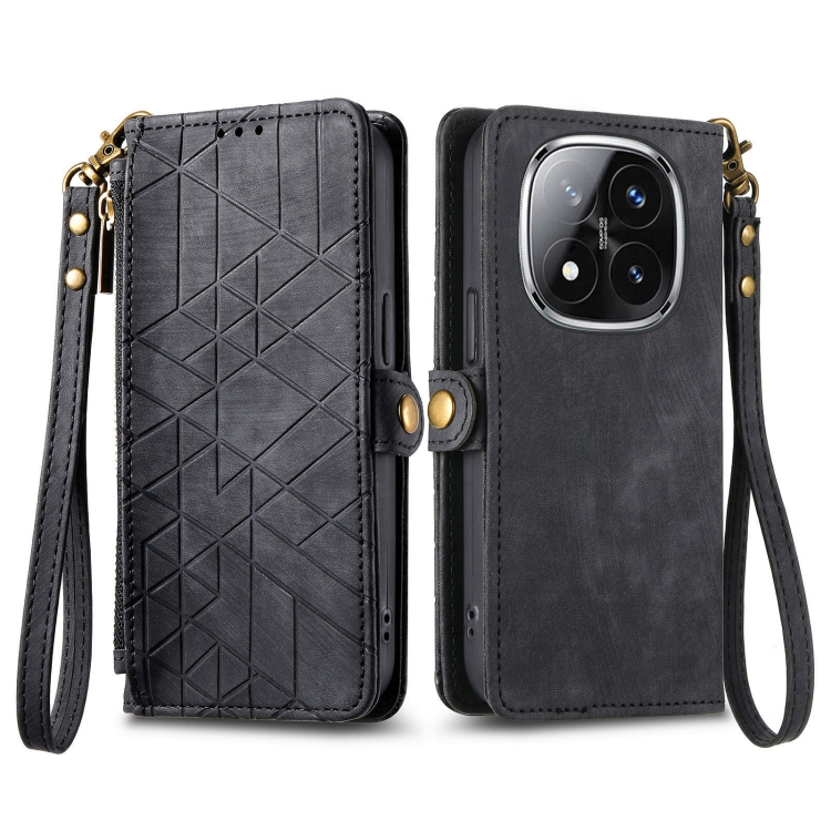 E-shop GEOM Peňaženkové puzdro pre Xiaomi Redmi Note 14 Pro+ 5G čierne