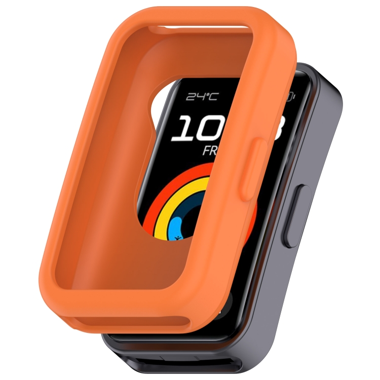 E-shop TPU HALF COVER Kryt pre Huawei Band 10 / Band 9 / Band 8 oranžový