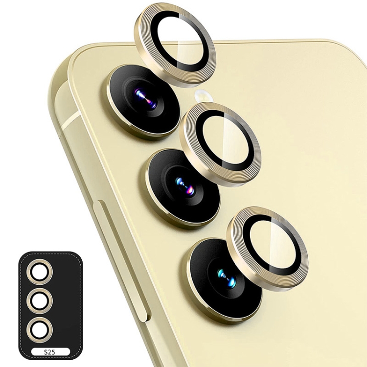 E-shop ENKAY ALU Sklo pre fotoaparát Samsung Galaxy S25 5G GOLD