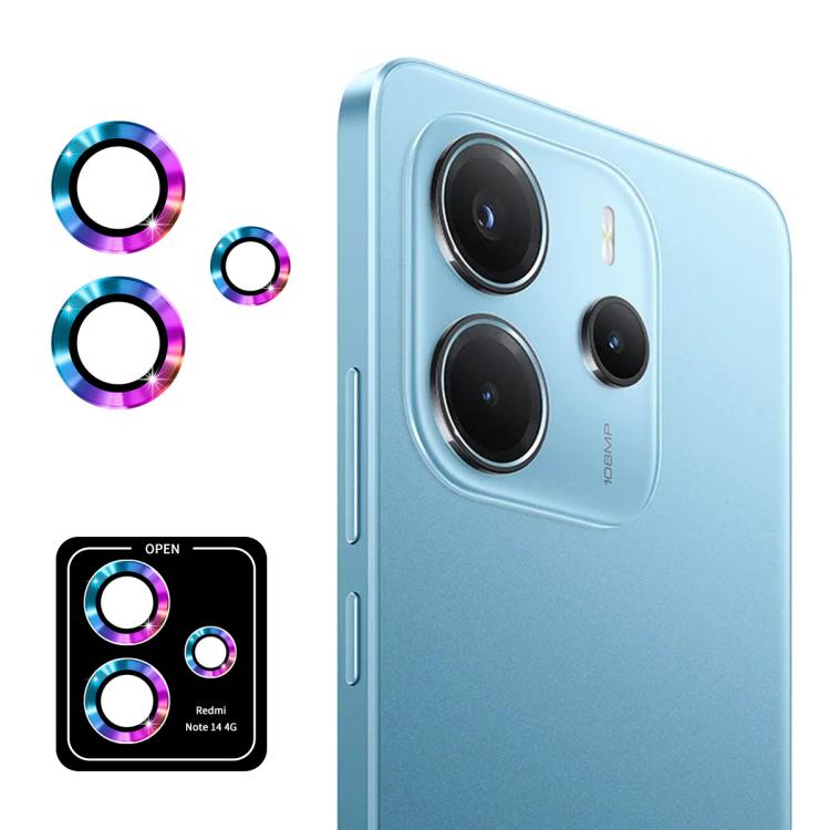 E-shop ENKAY ALU Sklo pre fotoaparát Xiaomi Redmi Note 14 COLORFUL