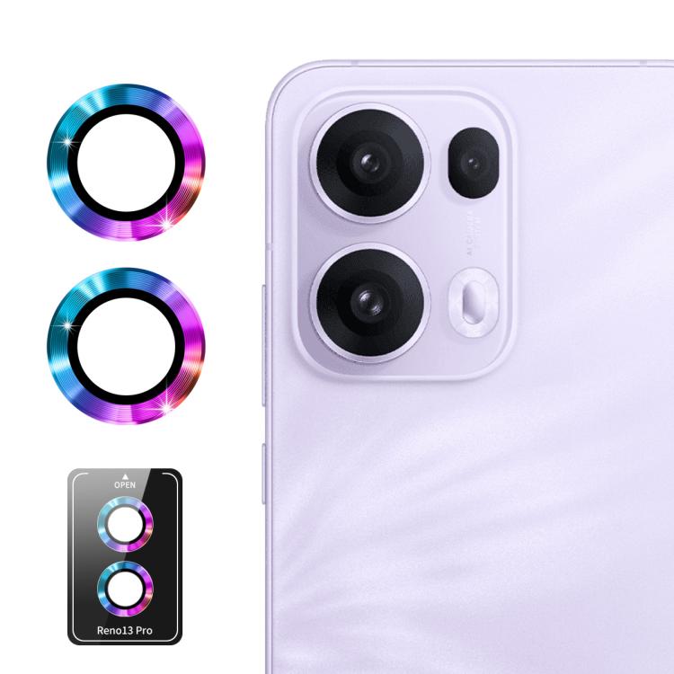 E-shop ENKAY ALU Sklo pre fotoaparát Oppo Reno13 Pro 5G COLORFUL