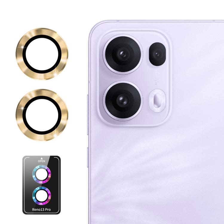 E-shop ENKAY ALU Sklo pre fotoaparát Oppo Reno13 Pro 5G GOLDEN