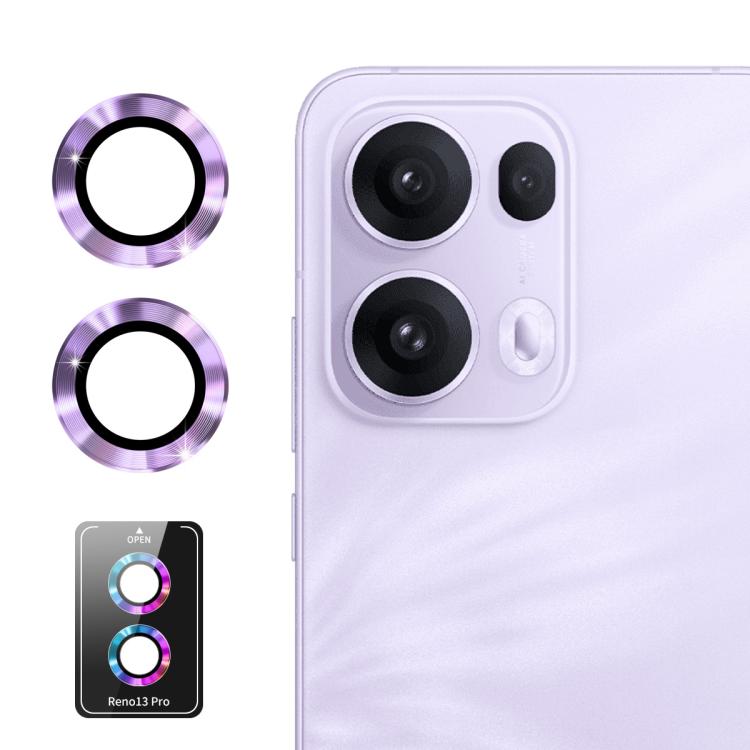 E-shop ENKAY ALU Sklo pre fotoaparát Oppo Reno13 Pro 5G PURPLE