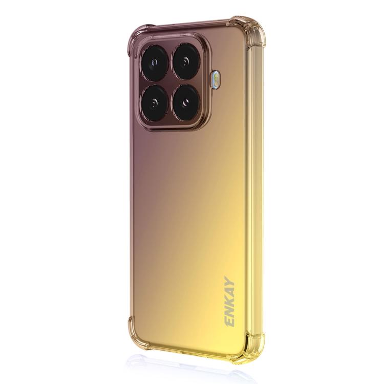 E-shop ENKAY GRADIENT Ochranný kryt pre Xiaomi 15T Pro PURPLE GOLD