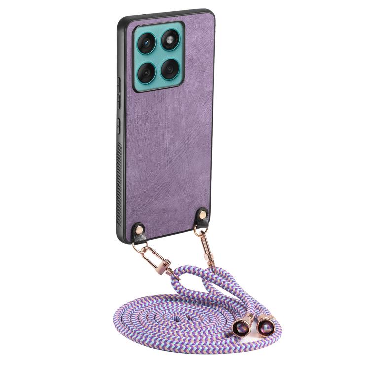 E-shop VINTAGE ROPE Kryt so šnúrkou Motorola Edge 60 / Edge 60 Fusion fialový
