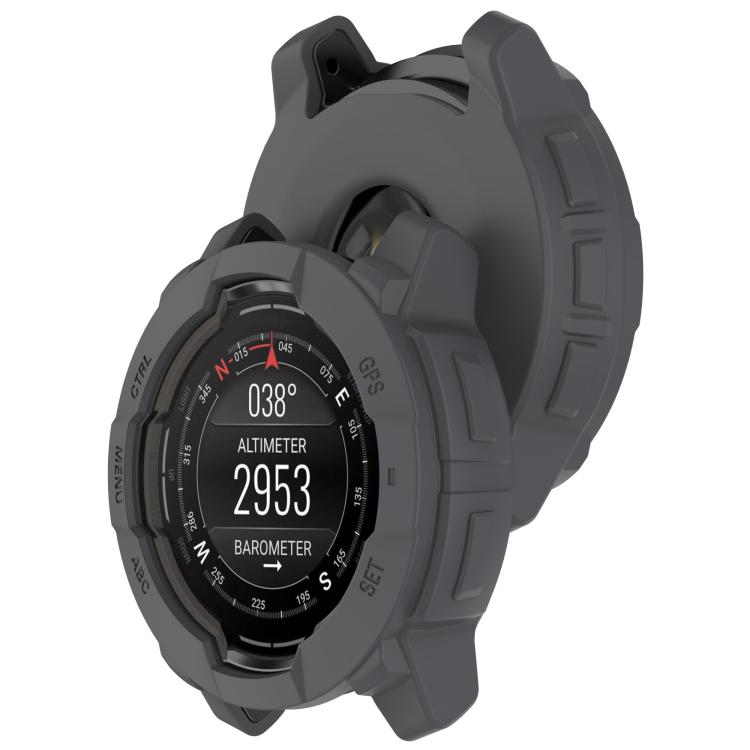 E-shop TPU HALF COVER Kryt pre Garmin Instinct 3 45mm tmavošedý