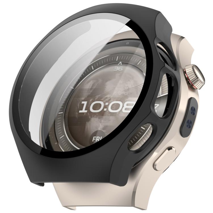 E-shop PC FULL COVER Plastový kryt so sklom pre Huawei Watch 5 42mm čierny