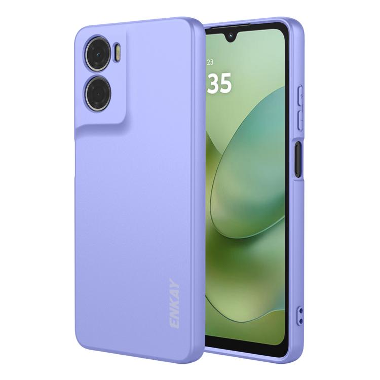 E-shop ENKAY RUBBER Ochranný obal pre Motorola Moto G06 / G06 Power fialový