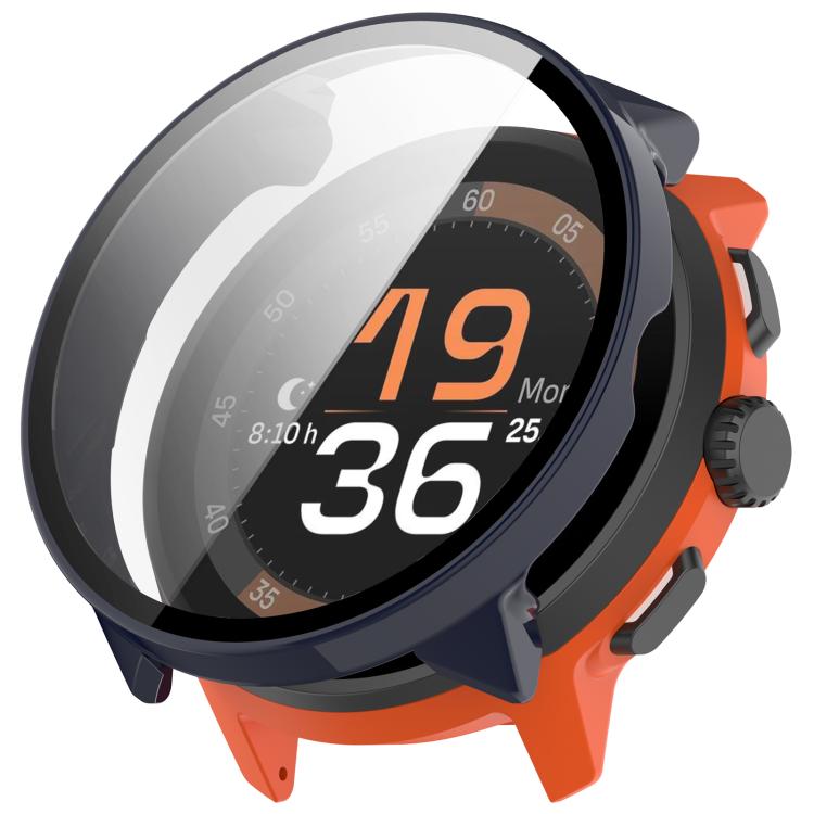 E-shop PC FULL COVER Plastový kryt so sklom pre Suunto Run modrý