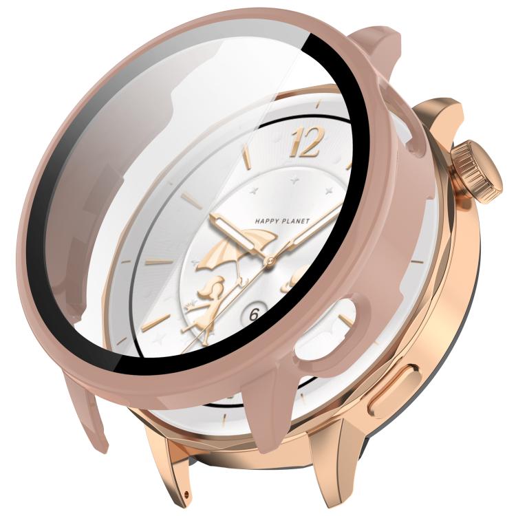 E-shop PC FULL COVER Plastový kryt so sklom pre OnePlus Watch 3 43mm ružový
