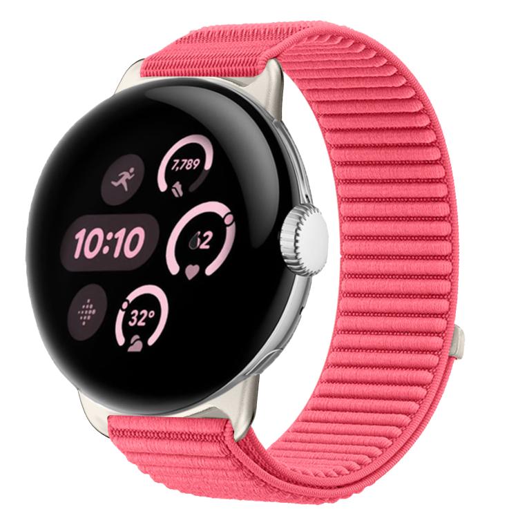 E-shop NYLON Vymeniteľný remienok pre Google Pixel Watch 4 45mm / Pixel Watch 3 45mm RED-PINK