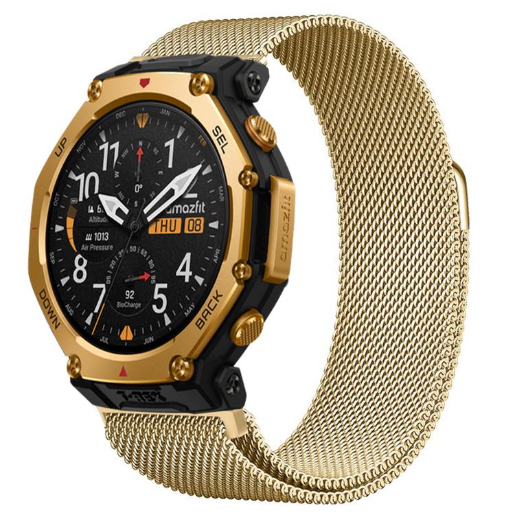 E-shop MILANESE Kovový remienok pre Amazfit T-Rex 3 Pro 48mm zlatý