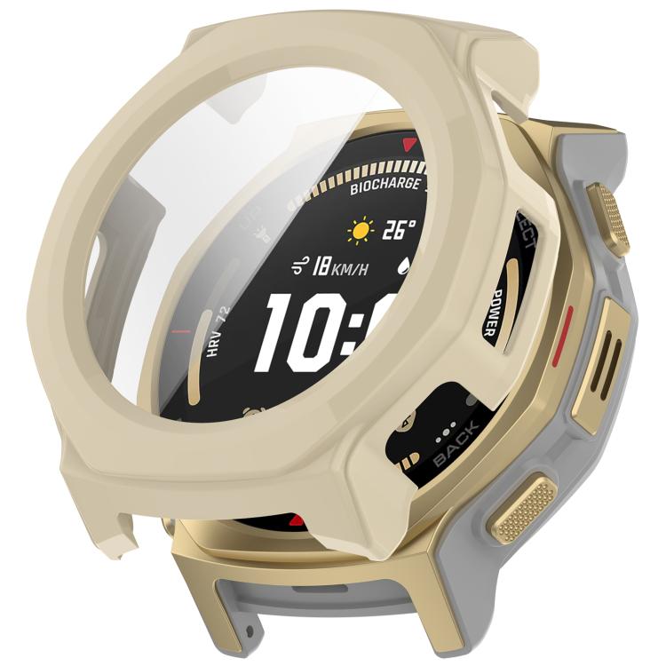 E-shop PC FULL COVER Plastový kryt so sklom pre Amazfit T-Rex 3 Pro 44mm béžový