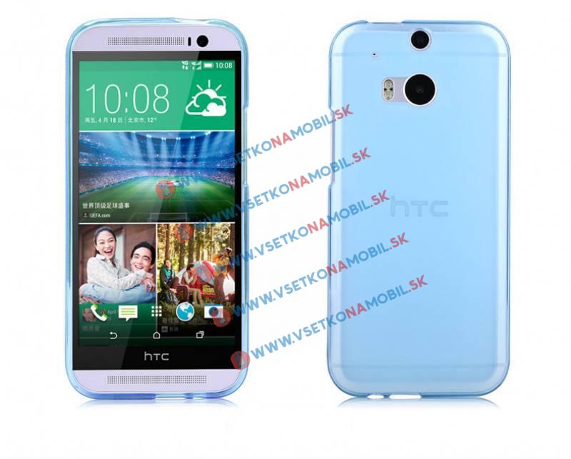 FORCELL Silikónový obal HTC One M8 modrý