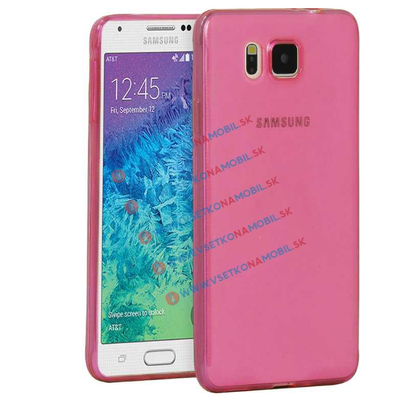 FORCELL Silikónový obal Samsung Galaxy Alpha ružový