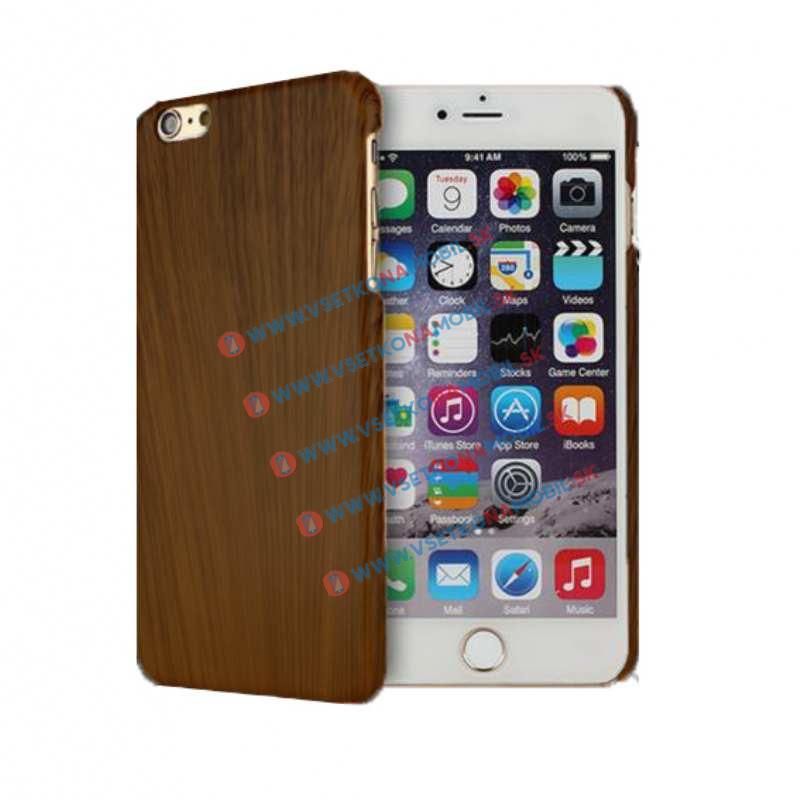 E-shop Plastový obal Apple iPhone 6 / 6S WOOD tmavý