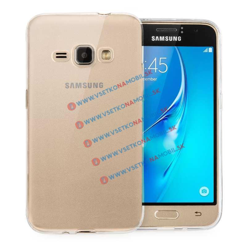 FORCELL Silikónový obal Samsung Galaxy J1 2016 priehľadný
