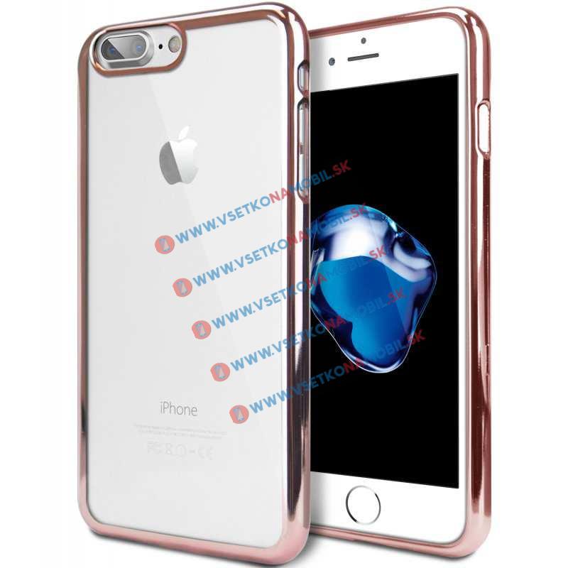 FORCELL Silikónový (gumený) obal pre Apple iPhone 7 ružový