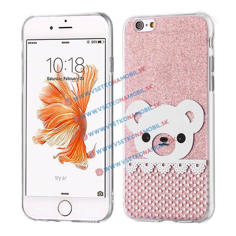 E-shop SHINY BEAR Silikónový obal Apple iPhone 6 / 6S ružový