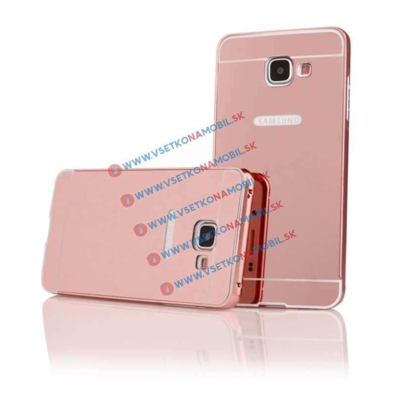 FORCELL Ochranný Zrkadlový kryt Samsung Galaxy A3 2016 (A310) ružový