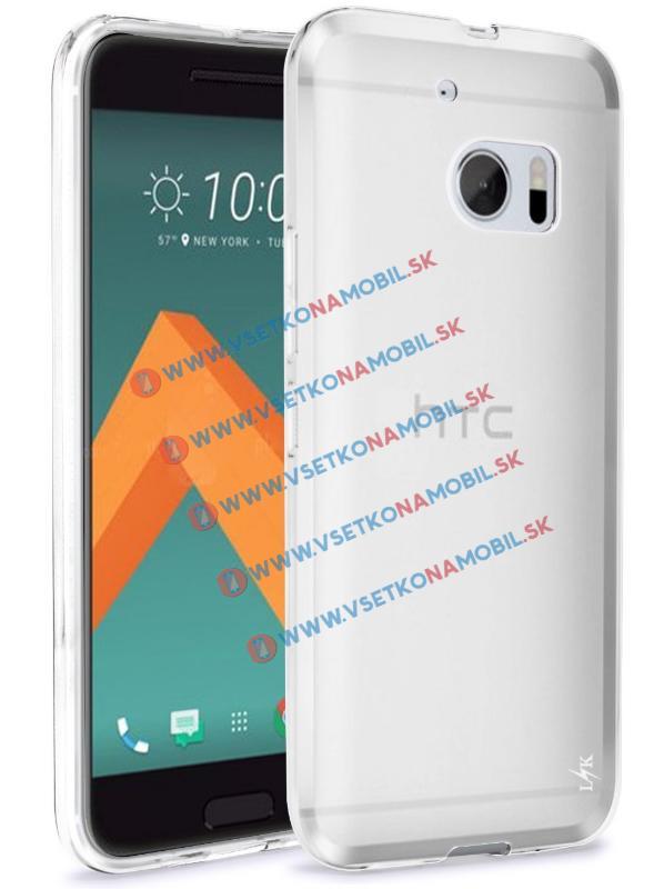 E-shop Silikónový obal HTC Lifestyle 10 priehľadný
