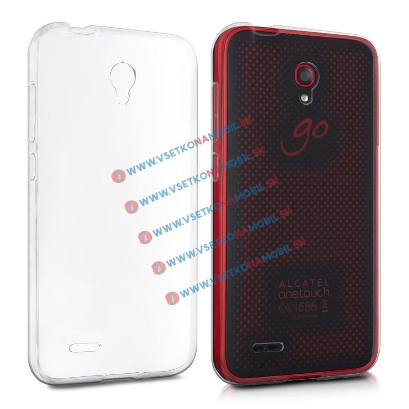 E-shop Silikónový obal Alcatel Onetouch GO Play priehľadný