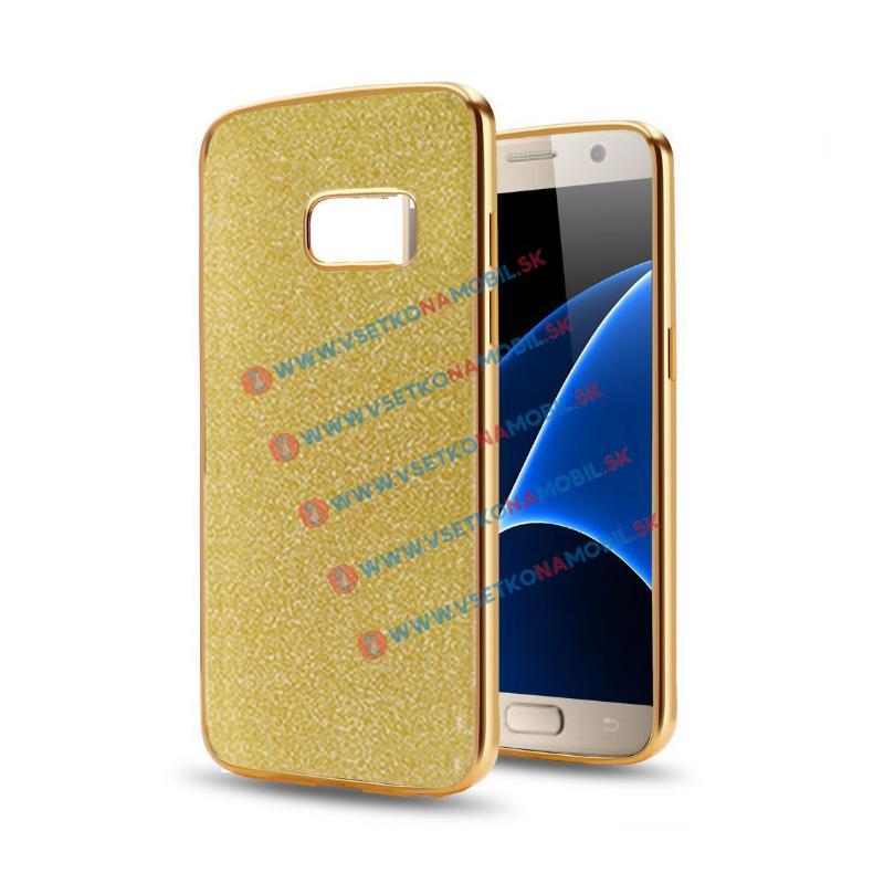 FORCELL GLIT Silikónový obal Samsung Galaxy S7 zlatý
