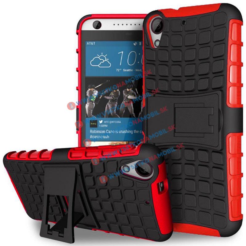 FORCELL STAND Extra odolný obal HTC Desire 530 / 630 červený