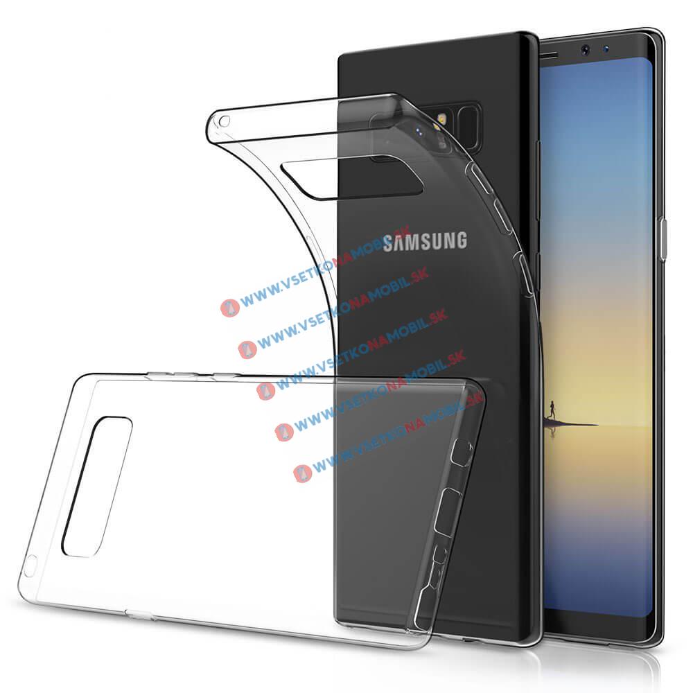 FORCELL Silikónový obal Samsung Galaxy Note 8 priehľadný