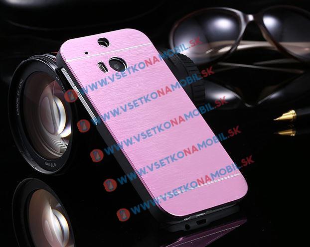 FORCELL Hliníkový kryt HTC One M8 ružový