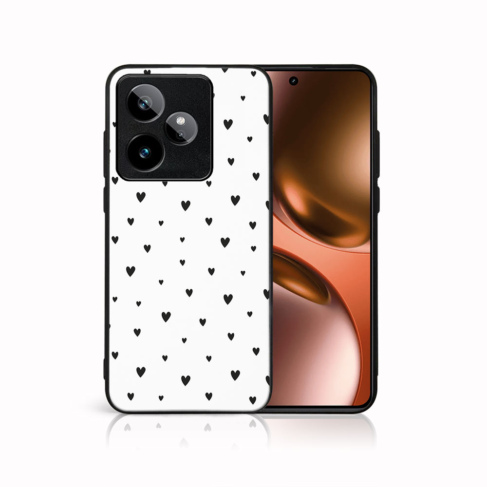 E-shop MY ART Ochranný kryt pre Realme GT 7 5G BLACK HEARTS (167)