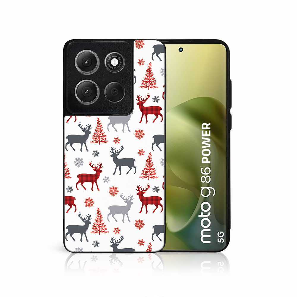 E-shop MY ART Kryt s vianočným dizajnom Motorola Moto G86 Power 5G DEER (068)
