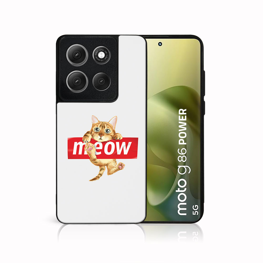 E-shop MY ART Ochranný kryt pre Motorola Moto G86 Power 5G MEOW (183)