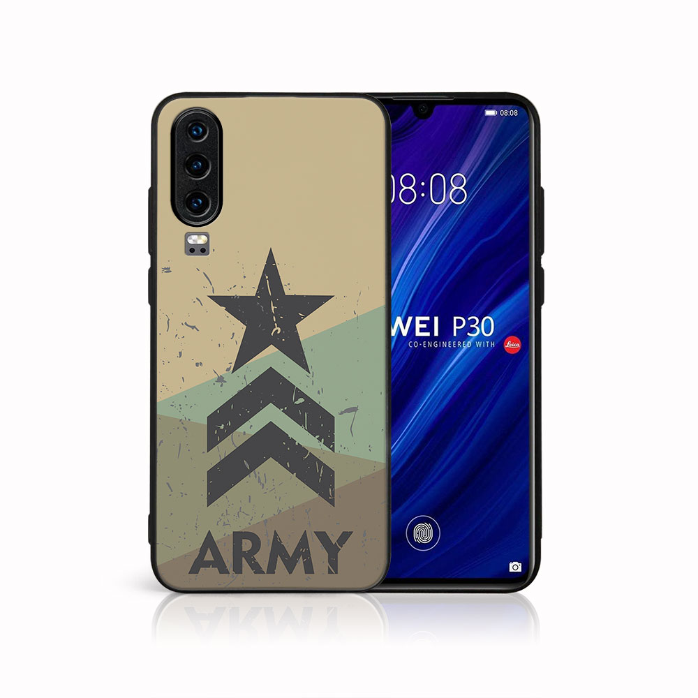 E-shop MY ART Ochranný obal pre Huawei P30 ARMY (236)