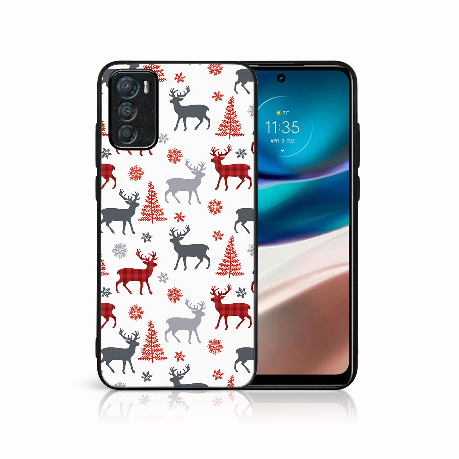 E-shop MY ART Kryt s vianočným dizajnom Motorola Moto G42 DEER (068)