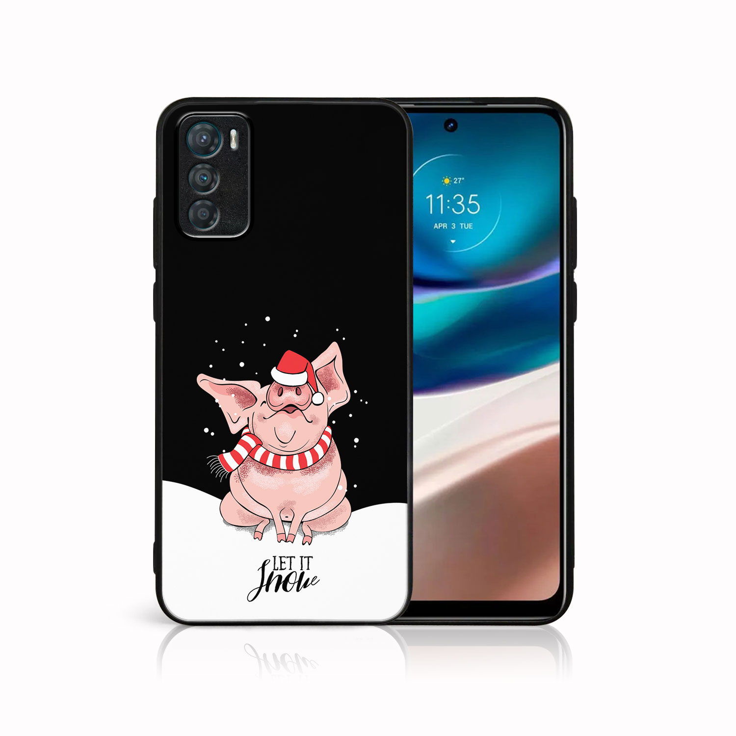 E-shop MY ART Kryt s vianočným dizajnom Motorola Moto G42 LET IT SNOW (075)