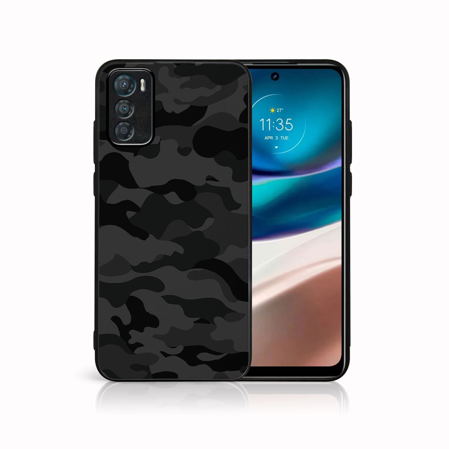 E-shop MY ART Ochranný kryt pre Motorola Moto G42 BLACK CAMO (234)