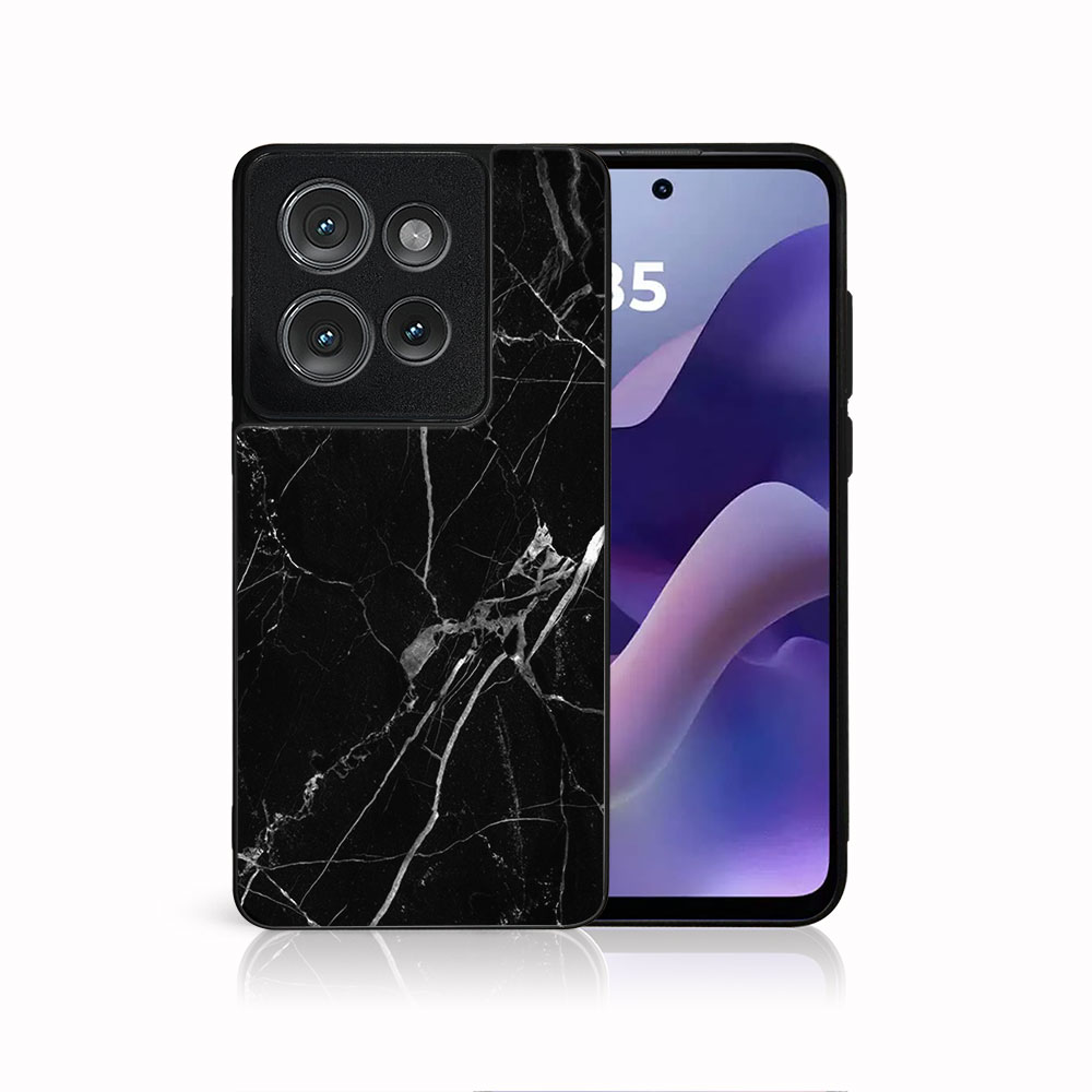 E-shop MY ART Ochranný kryt pre Motorola Moto G56 5G BLACK MARBLE (142)