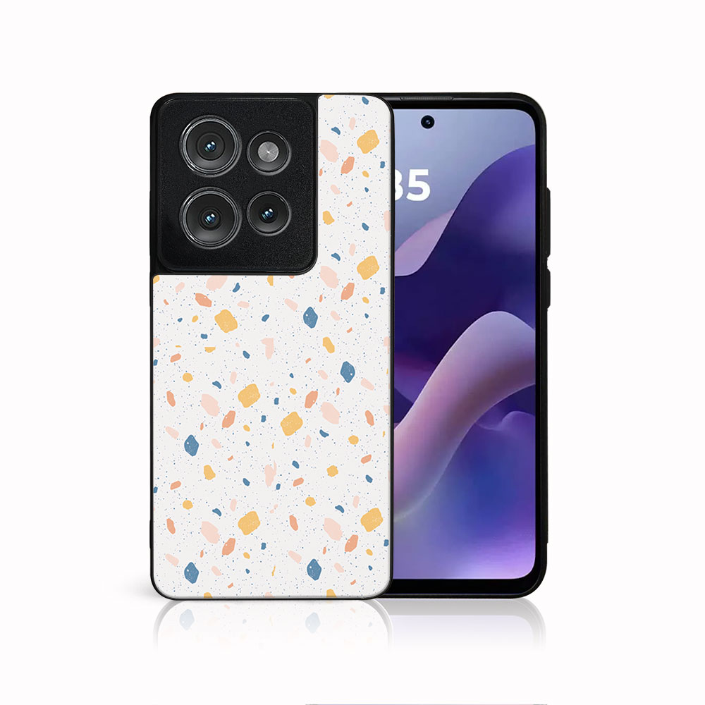 E-shop MY ART Ochranný kryt pre Motorola Moto G56 5G ORANGE TERRAZZO (165)