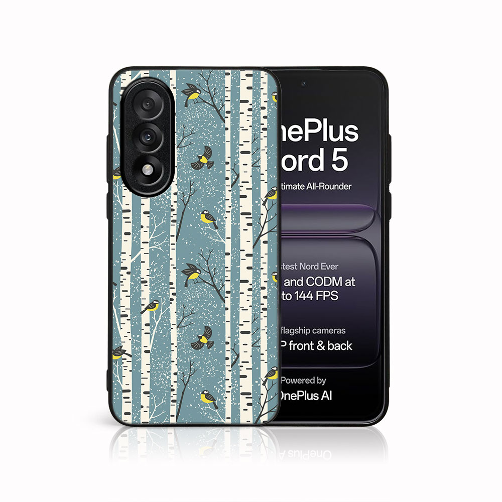 E-shop MY ART Kryt s vianočným dizajnom OnePlus Nord 5 5G BIRCH (072)