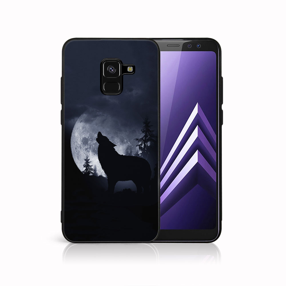 E-shop MY ART Ochranný kryt pre Samsung Galaxy A8 2018 (A530) WOLF (247)