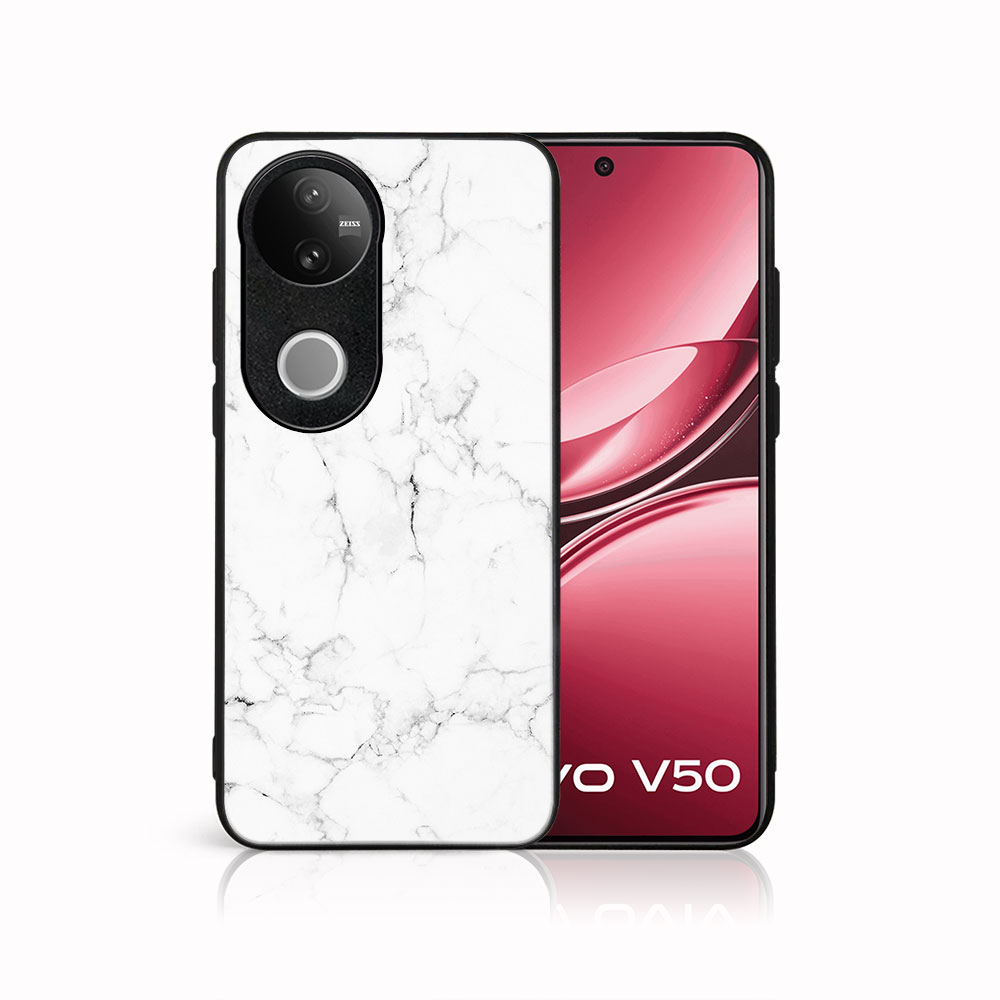 E-shop MY ART Ochranný kryt pre Vivo V50 5G WHITE MARBLE (144)
