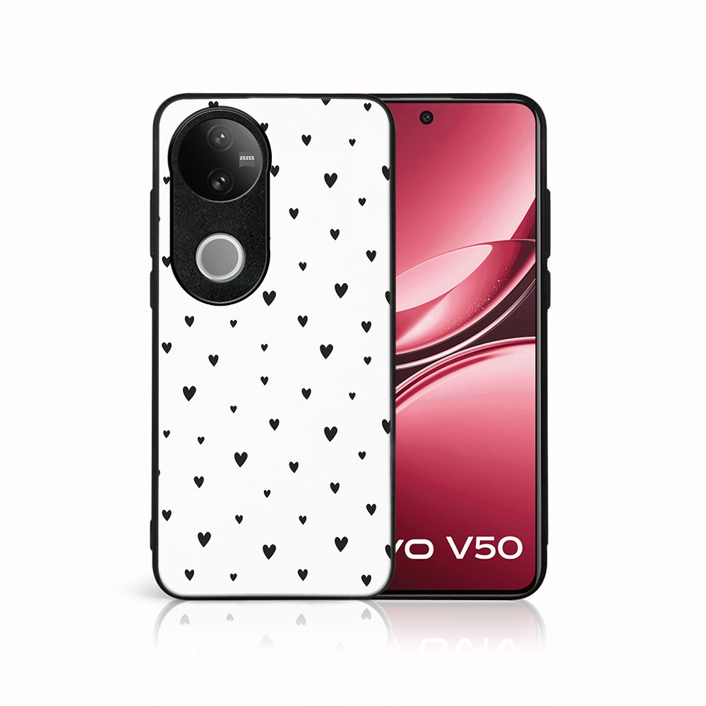 E-shop MY ART Ochranný kryt pre Vivo V50 5G BLACK HEARTS (167)