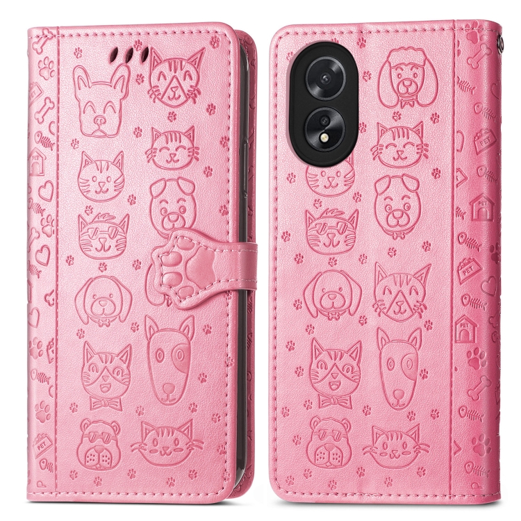 E-shop ART ANIMALS Peňaženkový obal pre Oppo A38 ružový