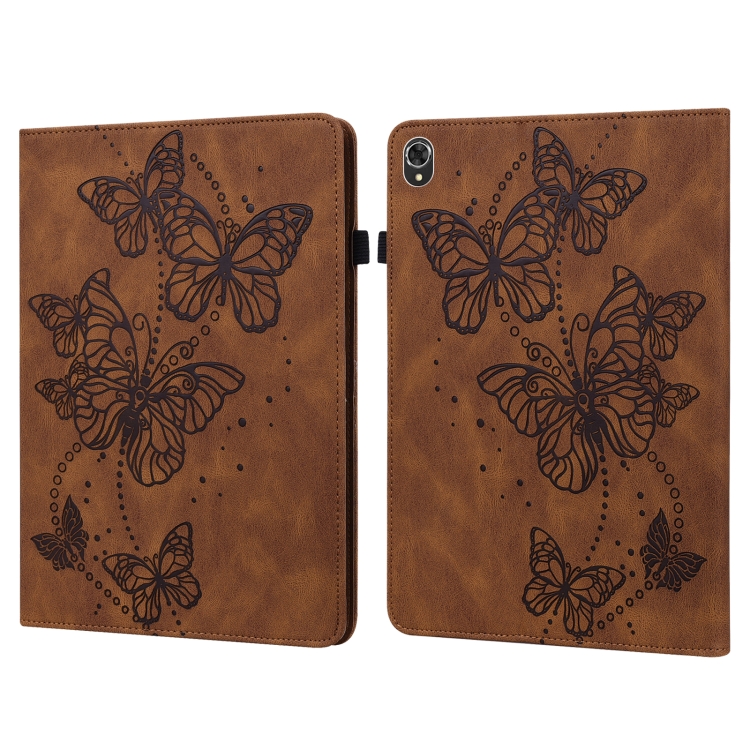 E-shop ART BUTTERFLIES Zaklápacie puzdro Lenovo Tab K10 hnedé