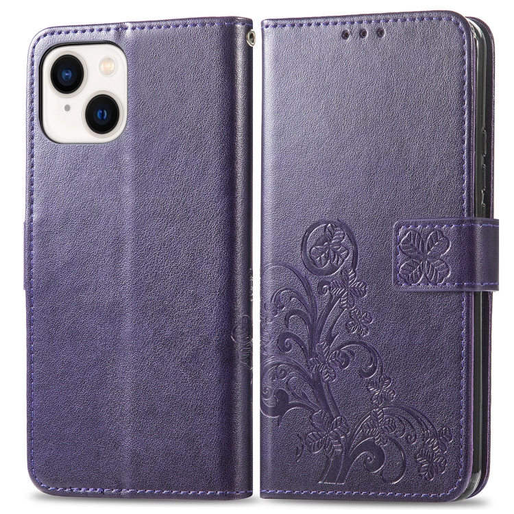 E-shop ART FLOWERS Peňaženkový kryt Apple iPhone 15 Plus fialový