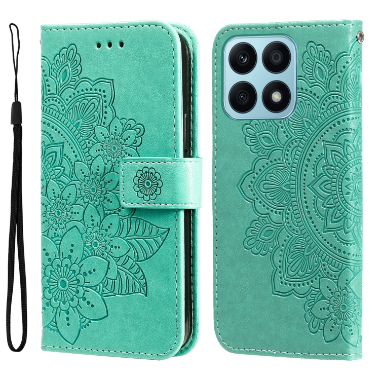 E-shop ART MANDALA Peňaženkové puzdro Honor X8a zelené