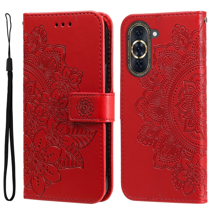 E-shop ART MANDALA Peňaženkové puzdro Huawei Nova 10 Pro červené
