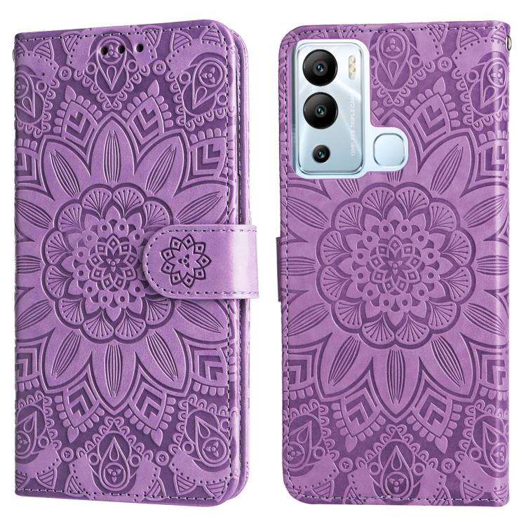 E-shop ART MANDALA Peňaženkové puzdro Infinix Hot 12i fialové